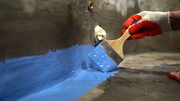 Commercial Interior Drainage System project at a Silverhill, AL business property by SJ Waterproofing Pros